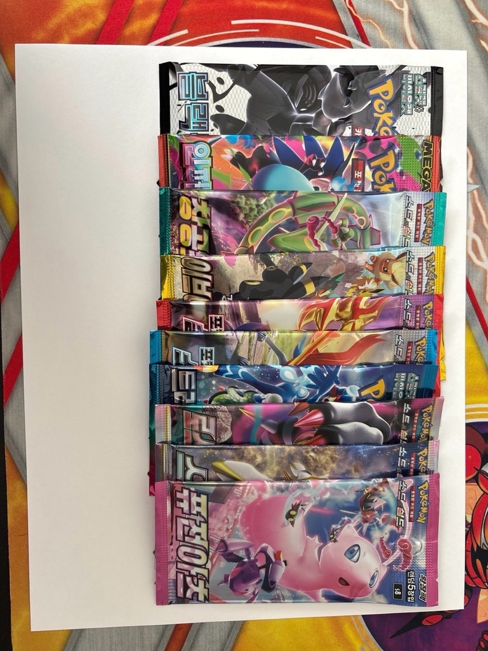 Korean Pokémon 10 pack variety bundle!